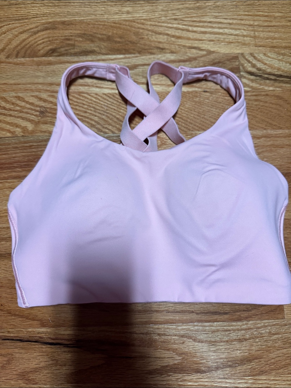 lululemon athletica Pale Pink Cross-Back Seamless Sports Bra